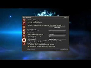 Game Final Fantasy XIV Online - How to Change Time Before Auto AFK? | Away From Keyboard Timer