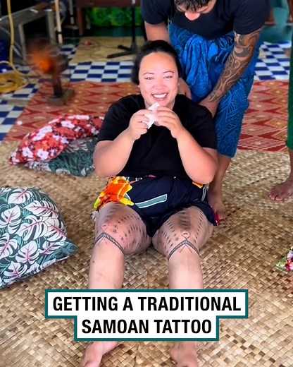 These two women are getting traditional Samoan tattoos 🇼🇸 | UNILAD Adventure