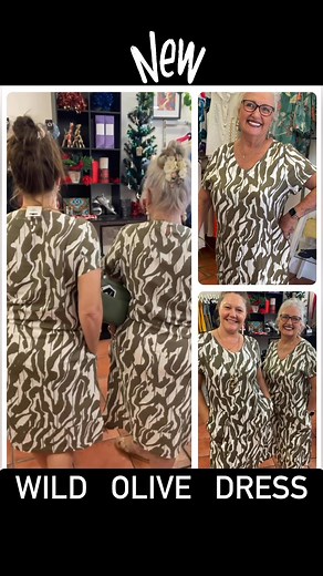 New in! The Wild Olive dress this one ticks all the boxes ✔️ | Evolution Fashion