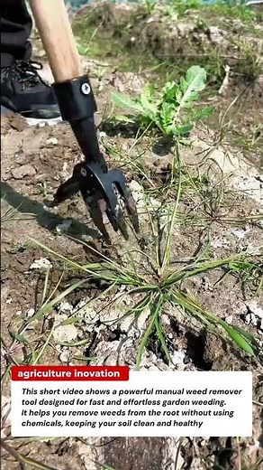 Amazing Manual Weed Remover Tool – Fast & Easy Garden Weeding
