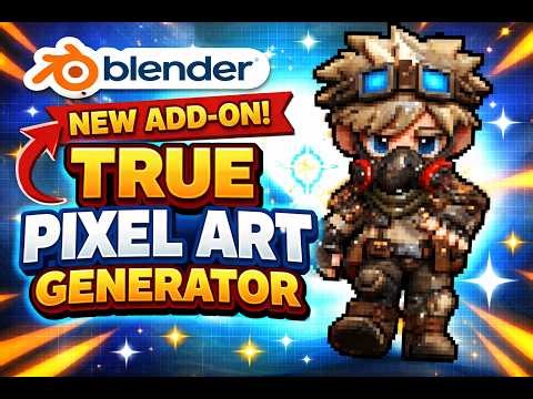 How to Turn 3D Models into 2D Pixel Art Sprite Sheets in Blender