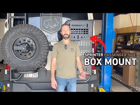 Roambuilt Passenger Side Mercedes Sprinter Box Mount - Installation