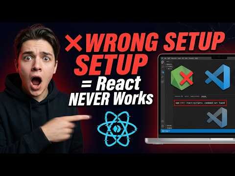 ❌ Wrong Setup = React Will NEVER Work | Install VS Code + Node.js the RIGHT Way _ #ReactJS #VSCode