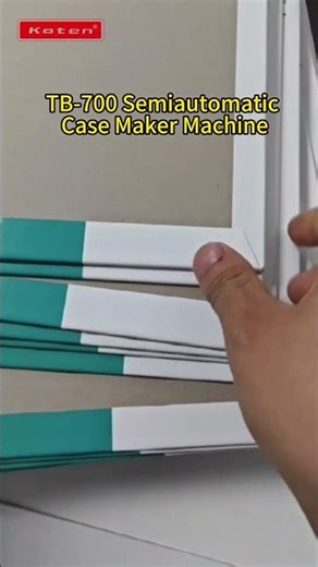TB 700 Semiautomatic Case Maker Machine