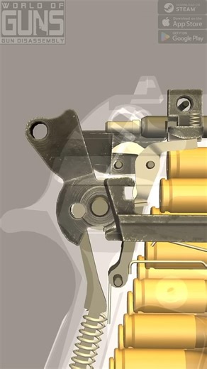 Beretta 92 Pistol Shot Breakdown #gunmechanics #slowmotion #firearmeducation