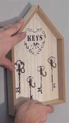 Use GripTack® Double Sided Mounting Tape to mount indoor items like key holders! #diy #tape