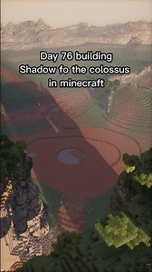 Shadow of the colossus in minecrsft #minecraft #shadowofthecolossus #minecraftbuilding #sotc #gaming