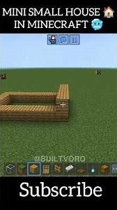 😱SMALLEST HOUSE IN MINECRAFT 🥶#shorts #minecraft #gameape #shortsfeed #ytshorts #minecraftguide