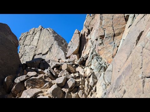 Mt. Sneffels V-notch to summit