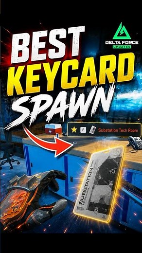Red keycard Spawn #deltaforcegame #gaming #deltaforce #games #deltaforcepc #dfu