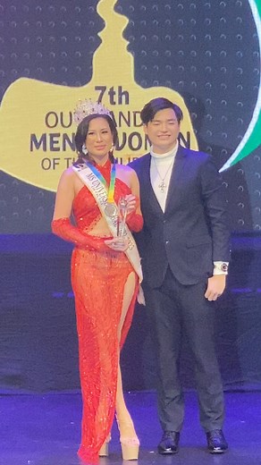 5.3K views · 53 reactions | MS Universe Global 2022-2023 Christine Escalante receives her award as Most Outstanding Woman of the Year during 7th Outstanding Men & Women of the Philippines 2023 in Music Museum | Pageant Trend | Facebook