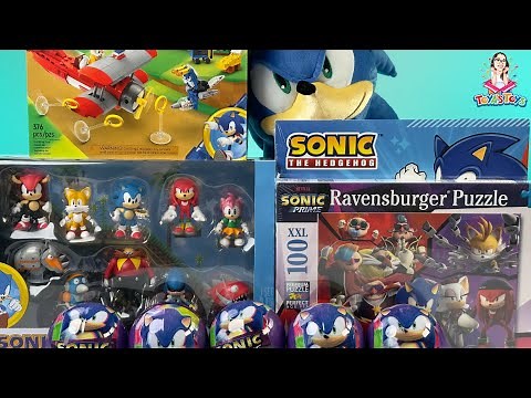 Sonic the Hedgehog Toy Collection Unboxing Review | Tail’s Workshop and Tornado Plane Lego Set