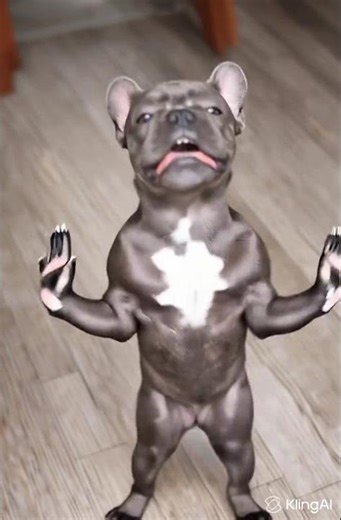 Dog dancing like an Android in euphoric mode This dog glitched into Android mode 😳When a dog goes