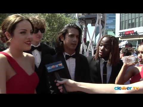 "Victorious" Cast Interview - 2012 Creative Arts Emmys - Ariana Grande, Liz Gillies