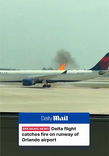 Delta Airlines Plane Evacuated Due to Engine Fire
