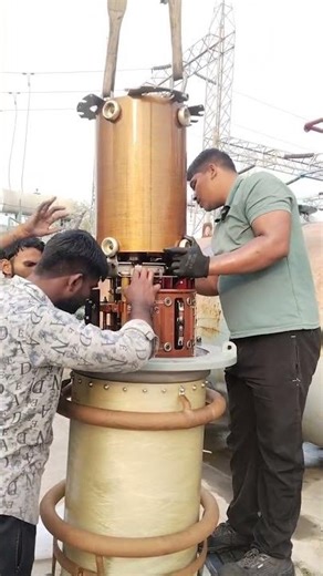 Oltc uper part fitting #newpost #power #transformers #love #funny #short #post #share #viral #like