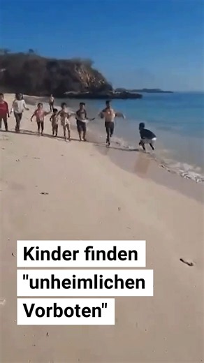Children find "eerie omen"