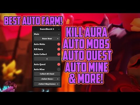 ⚔️ Swordburst 3 Script Hack - OP Auto Farm - Auto Quest - Kill Aura [Pastebin 2024]