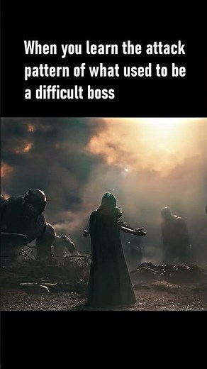 How it feels to learn a boss attack pattern