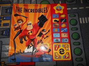 The incredibles sound book and board game