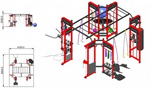 [Hot Item] Multifunctional Synergy 360 Gym Machine/Fitness Equipment