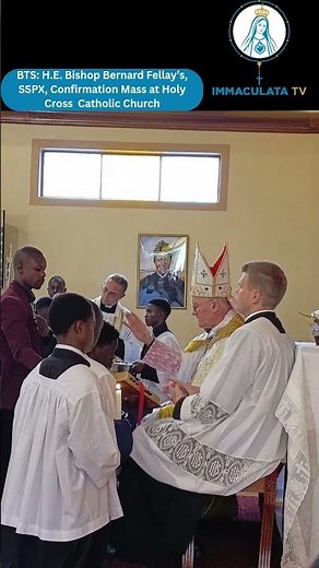 Confirmation Mass | H.E. Bishop Bernard Fellay SSPX | Holy Cross Catholic Church