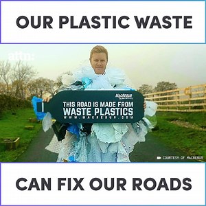 This company is paving roads with recycled plastic. Check out ATTN on Instagram: https://attn.link/2Pq0YDW | Our Planet