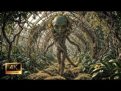 Alien Worlds - Art Nouveau - What If Trees Were Alive Like Us ? - 4K AI Generated Video.