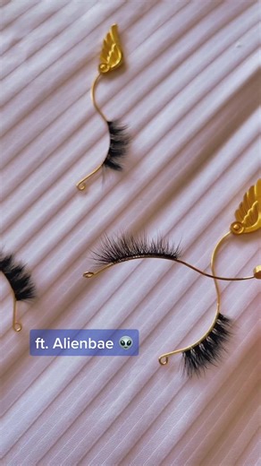 Underrated Lash # 7 - Alienbae 👽 Available in our Lash Pack #striplashesonfleek #vegancosmetics #smallbusinesstiktok