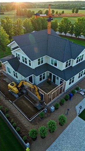 Watch This House Get Built In 70 Seconds!
