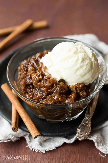 Slow Cooker Gingerbread Pudding Cake