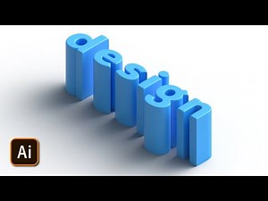 How To Make 3D Logo Design Using 3D Materials in Adobe Illustrator