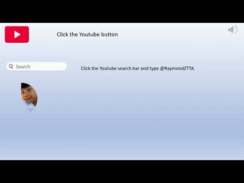 Screen recording Powerpoint with Animation.Title is how to find my channel in Youtube