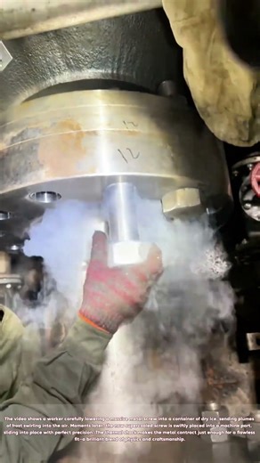 Industrial Magic: The Icy Trick That Makes Giant Screws Fit Perfectly