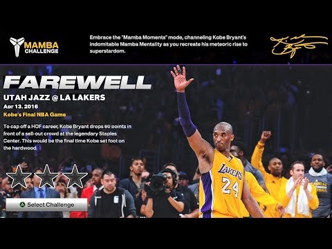 NBA 2k24 Mamba Moment #6 | Kobe 60 point Farewell Game | NBA 2k24 Season Are Rewards Back!!!