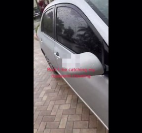 You Can Hear The Pain In Her Voice: Chick Caught Her Husband Cheating Outside A Hotel Parking Lot And Gave Him A Mouthful!