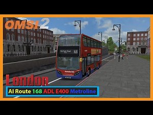 Omsi 2: Addon London ai route 168 | Metroline Blue Skirt Alexander Dennis Enviro 400