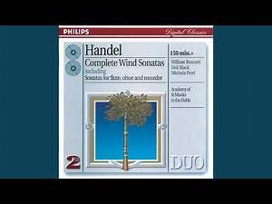 Handel: Sinfonia for 2 Violins and Continuo in B flat, HWV 338: 1. Allegro
