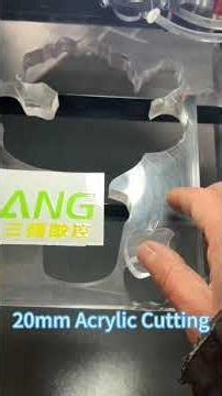 300W 1325 Ball Screw Laser Cutter Cutting 20mm Acrylic #acryliccutting #lasercutting #acrylics