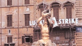 Fontana Del Tritone in Piazza Barberini in Rome in the 1960s Stock Video - Video of architecture, roma: 299104859