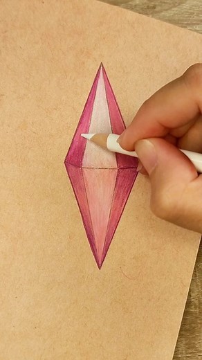 51K views · 354 reactions | Initially I was sad that I didn't think to color this one green like the Sims plumbob 臘‍♀️ but apparently there's a pink one?! Page from "The Sketchbook Coloring Book"  #plumbob #sims4 #adultcoloring | Julianne Colors | Facebook