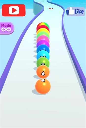 Ball Run 2048 Insane Merge Madness 😱🔥 #shorts