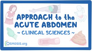 Approach to the acute abdomen (pediatrics): Video & Meaning | Osmosis