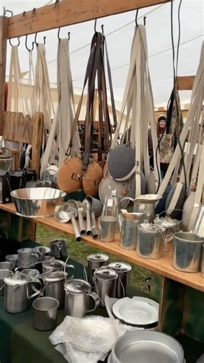 Fall Creek Sutler Tent at Pea Ridge Civil War Reenactment. #history #reenactment