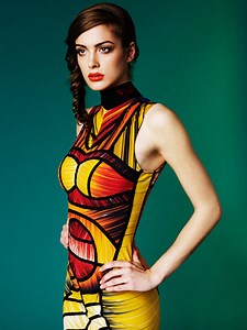 Designer makes dresses out of old Speedos instead of throwing them out like a normal person