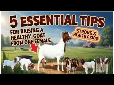 5 Essential Tips for Raising a Healthy GOAT from One Female