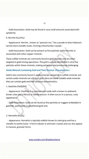 Gold Is Hidden in These Sulfide & Oxide Minerals | Par t11