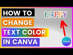 How To Change Text Color in Canva? in 2024