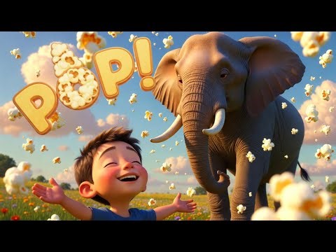 🌽পপকর্ন বৃষ্টি! | Funny 3D Kids Cartoon Poem #poem #funny #3d #3danimation #3dkidscartoon 