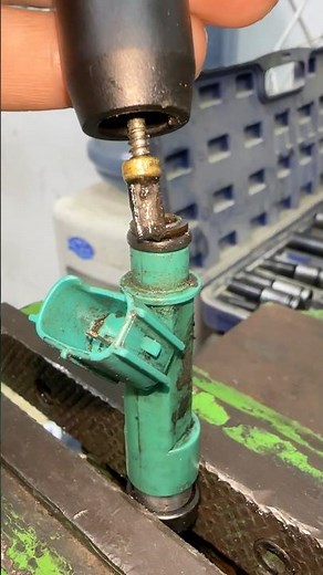 How to replace fuel injector filter #diy
